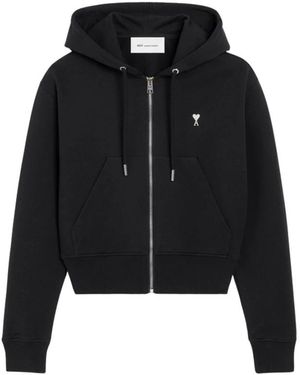 Ami Paris Zip-Throughs - Black