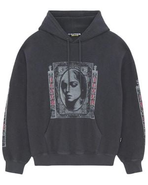 Iuter Hoodies & Sweatvesten ,Grijs ,Fallen Love Reverse Hoodie
