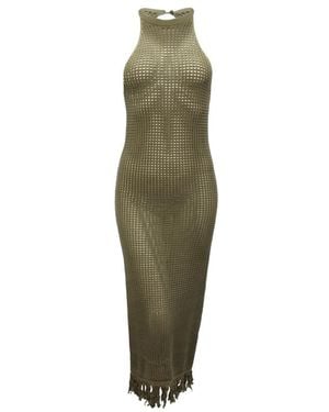 ViCOLO Knitted Dresses - Green