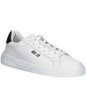 MSGM Metal Logo Sneakers - Weiß