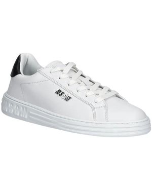 MSGM Metal Logo Sneakers - Wit