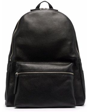 Orciani Schwarze Lederhandtasche