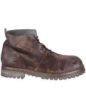 Moma Lace-Up Boots - Marrone