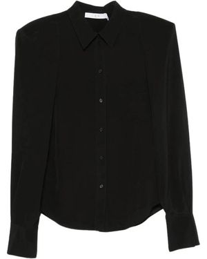 IRO Overhemden ,Zwart ,Zijden Blouse