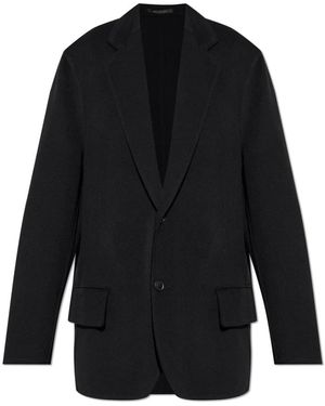 Balenciaga Jassen ,Zwart ,Wol Wollen Jas