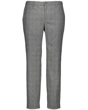 ALBERTO Slim-Fit Trousers - Grey