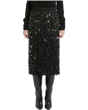 Marella Midi Skirts - Negro