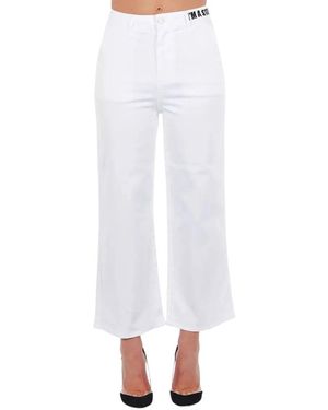 Frankie Morello Cropped Trousers - White