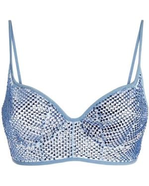 Genny Sleeveless Tops - Blue