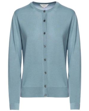 Malo Truien & Vesten ,Blauw ,Kasjmier Cardigan