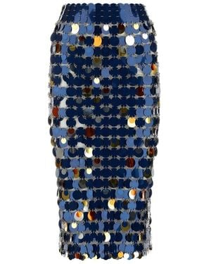Rabanne Midi Skirts - Bleu