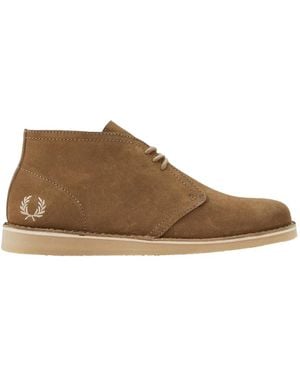 Fred Perry Hawley Suede Boot - Braun