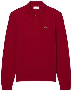 Lacoste Polo Shirts - Red