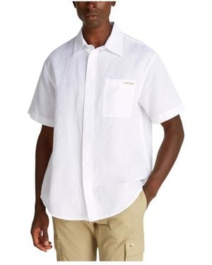 Calvin Klein Short Sleeve Shirts - Blanco