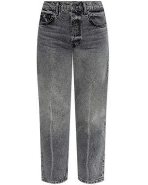 Anine Bing Straight Jeans - Gris