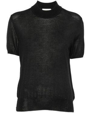 Zanone Tops ,Zwart ,Kasjmier 850245 Z0858 Trui