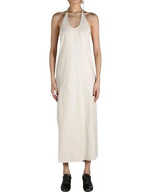 Baserange Kleedjes ,Wit ,Apron Dress - Naturel