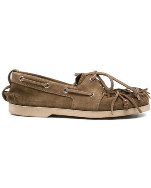 Golden Goose Boat Shoes - Brown