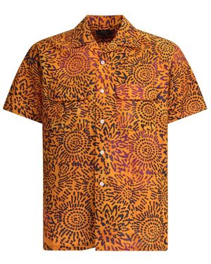 Beams Plus Short Sleeve Shirts - Brown
