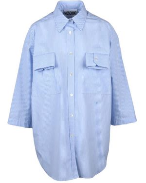 Moschino Camicia Over - Blauw