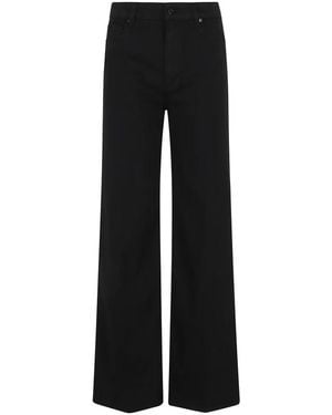 PAIGE Anessa 31 Wide Leg Jeans - Schwarz