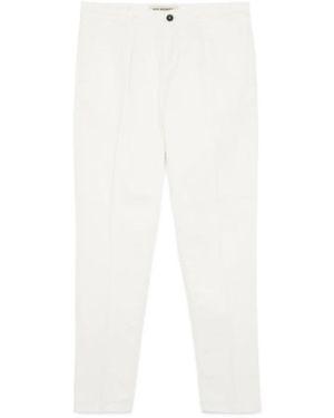 Roy Rogers Slim-Fit Trousers - White