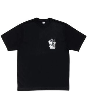 Stussy Tops ,Zwart ,Katoen T-Shirts