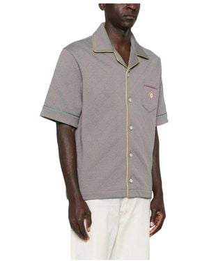 CASABLANCA Short Sleeve Shirts - Grey