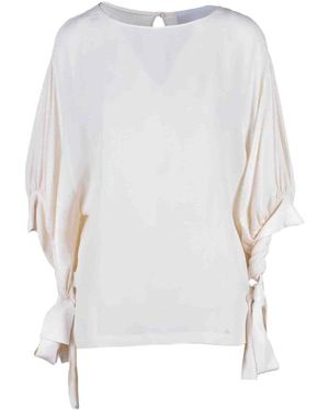Erika Cavallini Semi Couture Bluse - Weiß