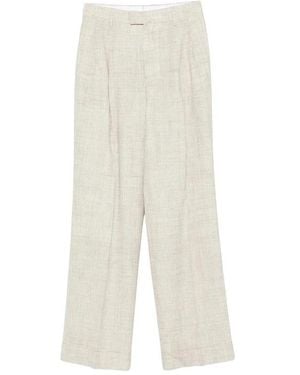 Berwich Straight Trousers - White
