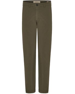 Les Deux Grüne Leinenhose