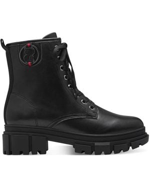S.oliver Lace-Up Boots - Black