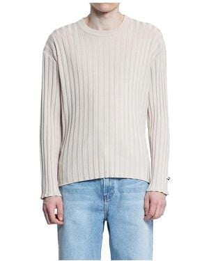 RECTO. Round-Neck Knitwear - Blanc