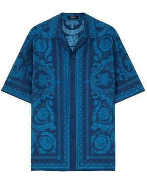 Versace Silk Shirt - Blue