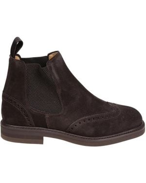 BERWICK  1707 Chelsea Boots - Brown