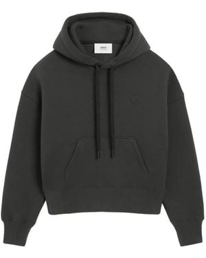 Ami Paris Hoodies - Negro