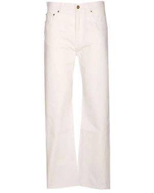 Alberta Ferretti Straight Jeans - Blanco