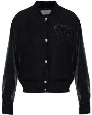 Off-White c/o Virgil Abloh Geïsoleerde Bomberjack - Zwart