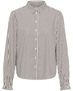 Cream Java Stripe - Grijs