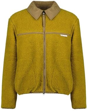 Ami Paris Faux Fur & Shearling Jackets - Green