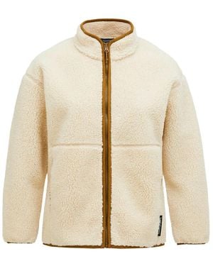 Peak Performance Teddy Fleece Jacke Mit Stilvollen Details - Natur