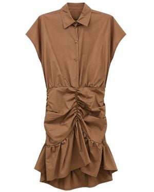 Imperial Shirt Dresses - Marrón