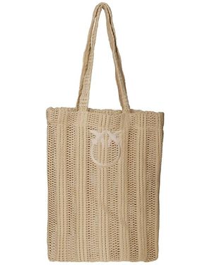 Pinko Tassen ,Easy Tote Bag - Naturel