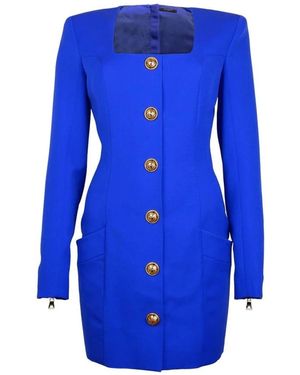 Balmain Short Dresses - Blue