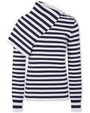 Rabanne Truien & Vesten ,Blauw ,Wol Oversized Wollen Coltrui
