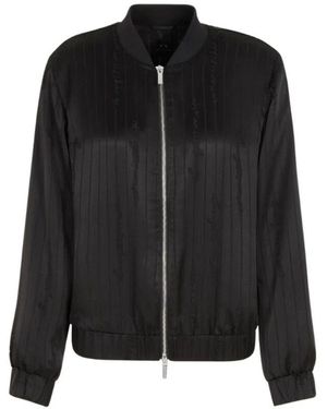 ARMANI EXCHANGE Bomber Jackets - Black