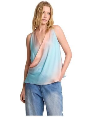 Kocca Sleeveless Tops - Blu