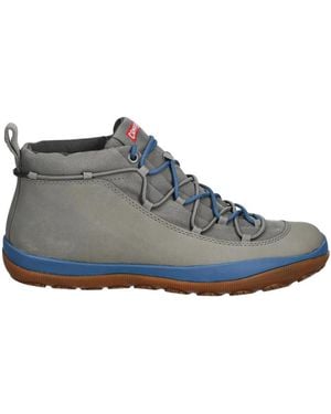 Camper Schoenen ,Grijs ,Leer Peu Pista Gm - Blauw