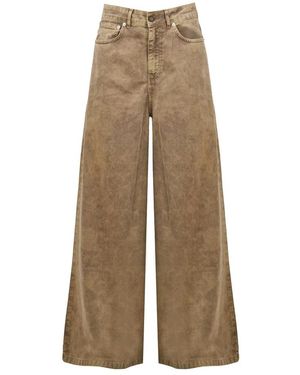 Ottod'Ame Wide Jeans - Natural