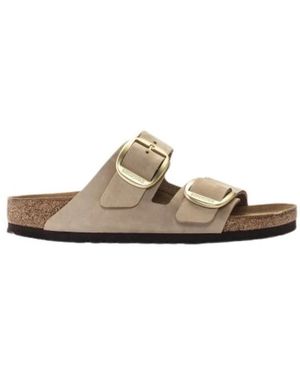 Birkenstock Sliders - Brown